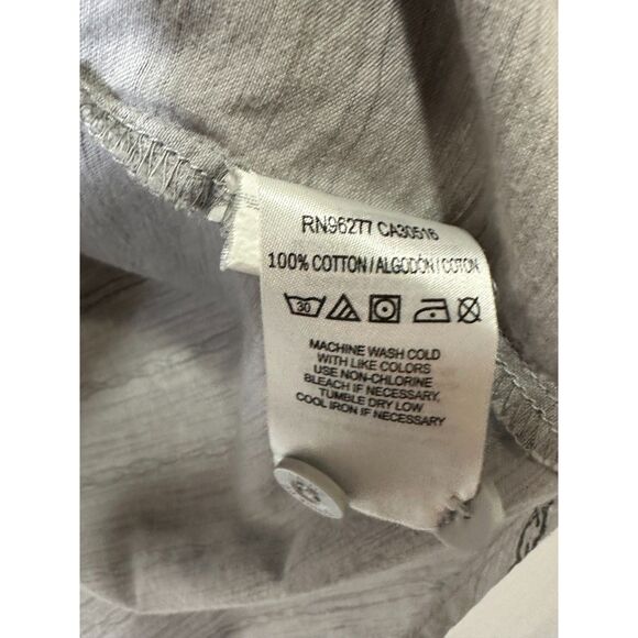 Vans Men's Cotton Collared Button Down Short Sleeve Polo Shirt Size XL - Picture 3 of 4